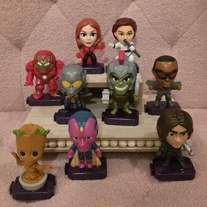 McDonald's Action Figure Set - Red, Green, Purple